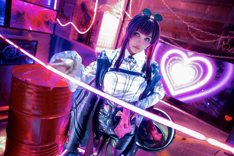 Joyce Lin2x Kafka Cosplay Honkai Star Rail 高清写真 65P插图2