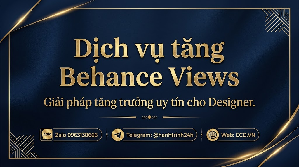 dịch vụ tăng behance views pro tăng impression