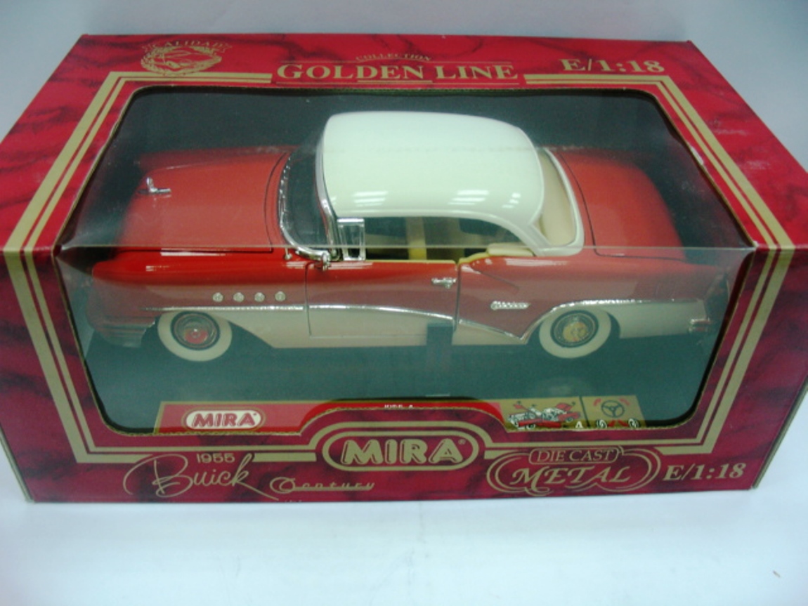 WOW EXTREMELY RARE Buick S60 Century Hard Top 1955 Red/White White