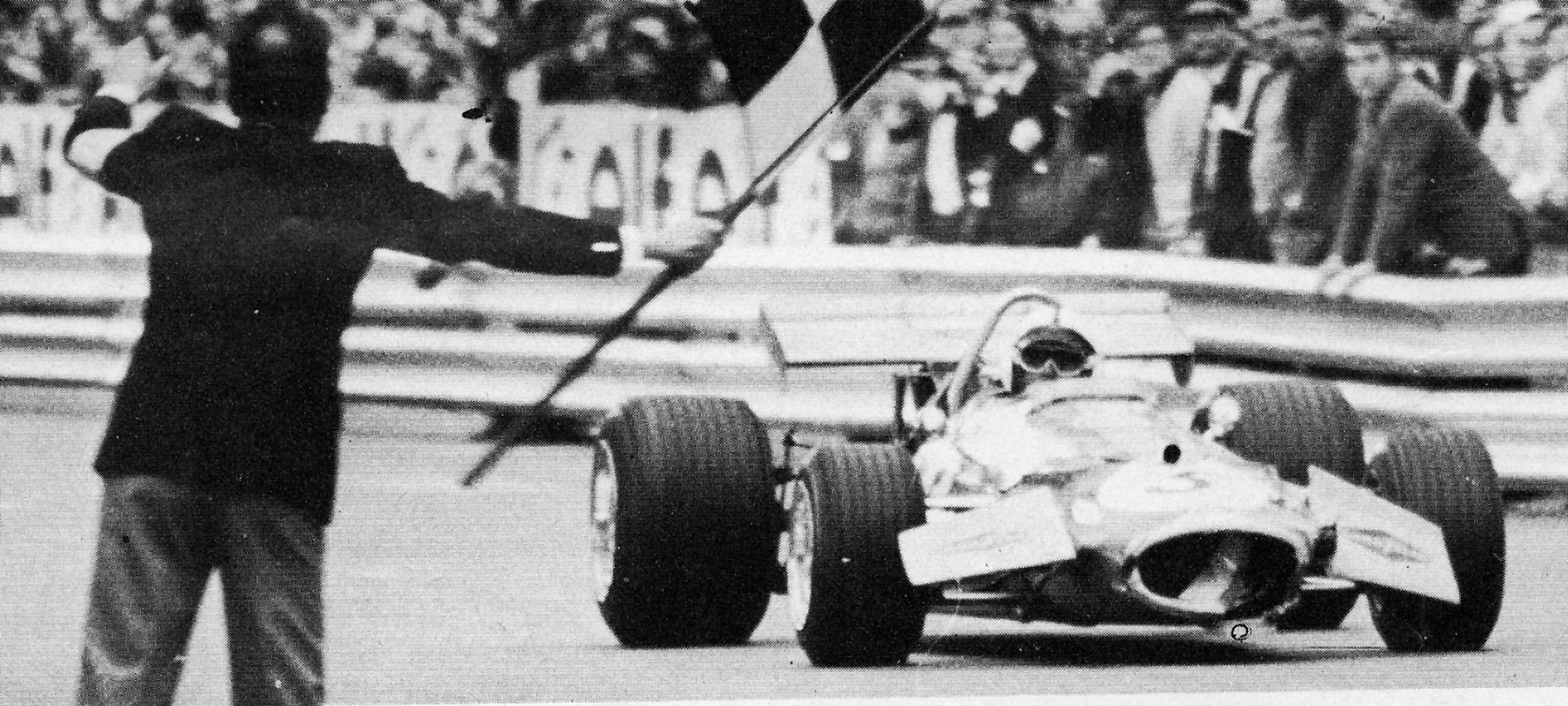 1970 BRABHAM BRABHAM BT33 MONACO GP FINISHLINE 2ND — Postimages