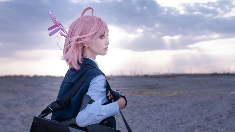 艾西Aiwest 星野Cosplay写真图集 碧蓝档案角色高清美图 49P (290.6M)插图5