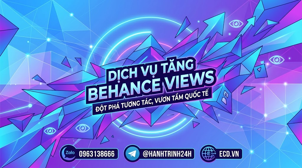 tăng behance views rẻ portfolio behance