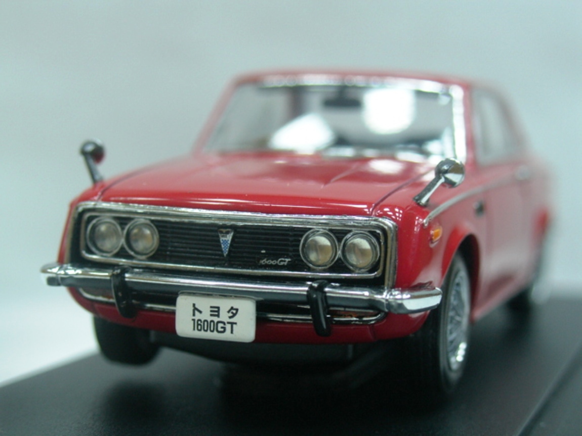 WOW EXTREMELY RARE Toyota Corona RT55 1600GT RHD 1967 Red 1:43