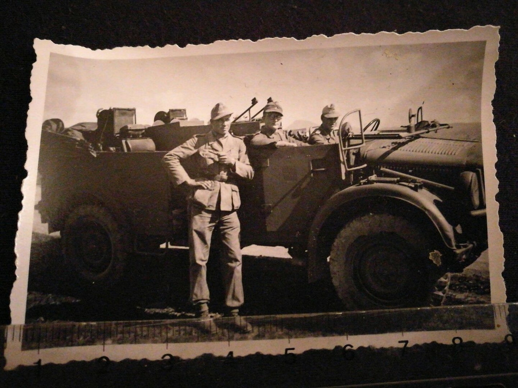 DAK Deutsch Afrika Corps Kübelwagen Beute