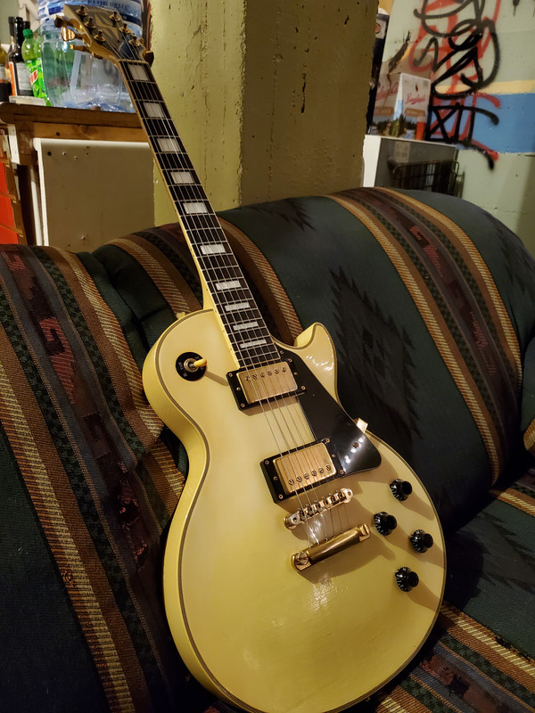 NGD: 80's/90's MIJ Burny Les Paul Custom. Pics | My Les