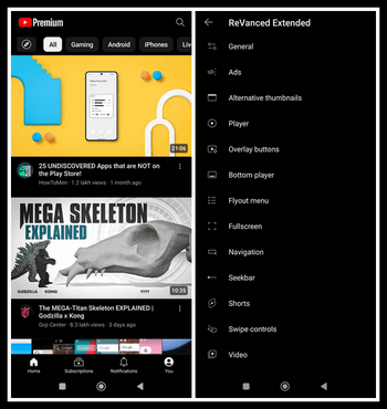 YouTube ReVanced Extended v19.15.36 [Non Root] [2.223.10 m]