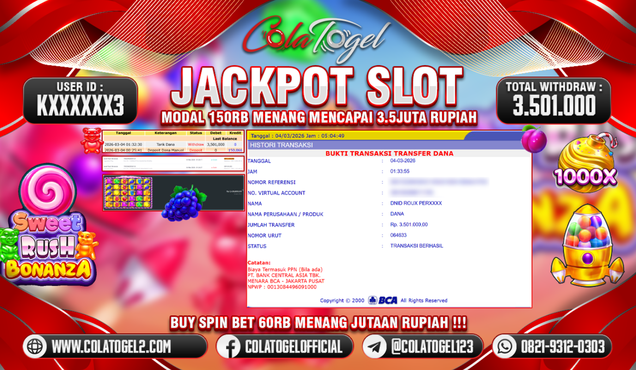 JACKPOT SLOT GACORR!!