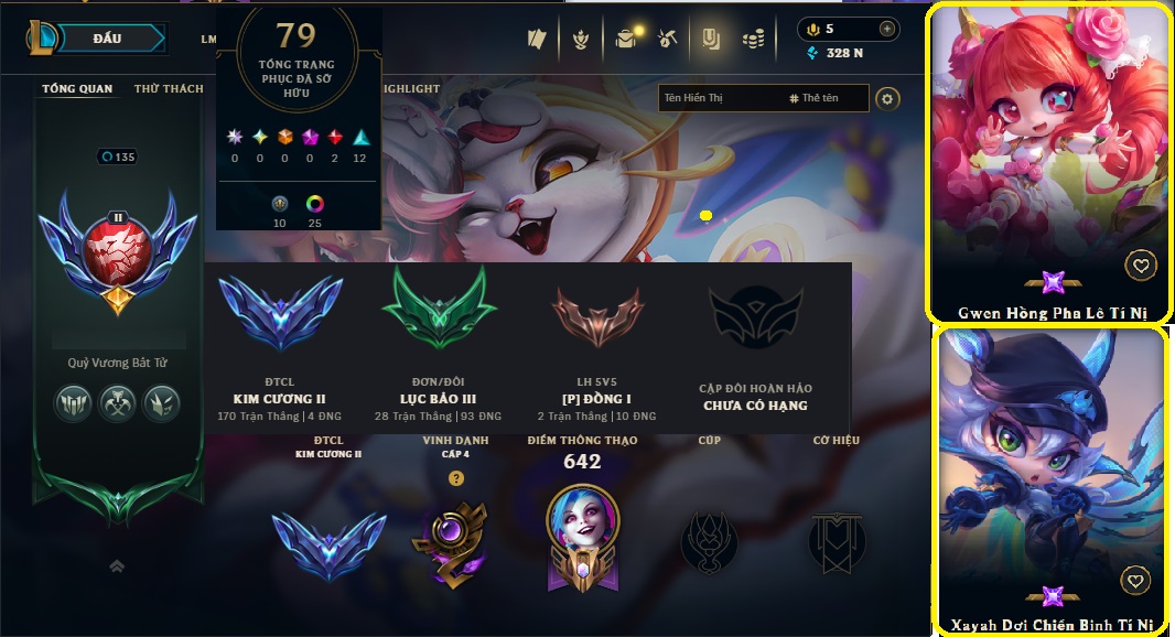 Acc LMHT # - Khung Lục Bảo