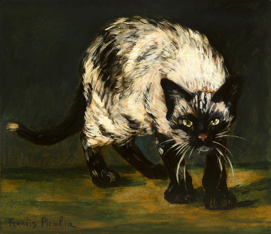 3-helenebaillygallery-francis-picabia-le-chat-1938-1939