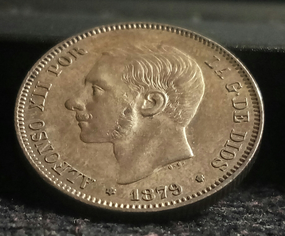 2 pesetas 1879. Alfonso XII 2019106-13833248