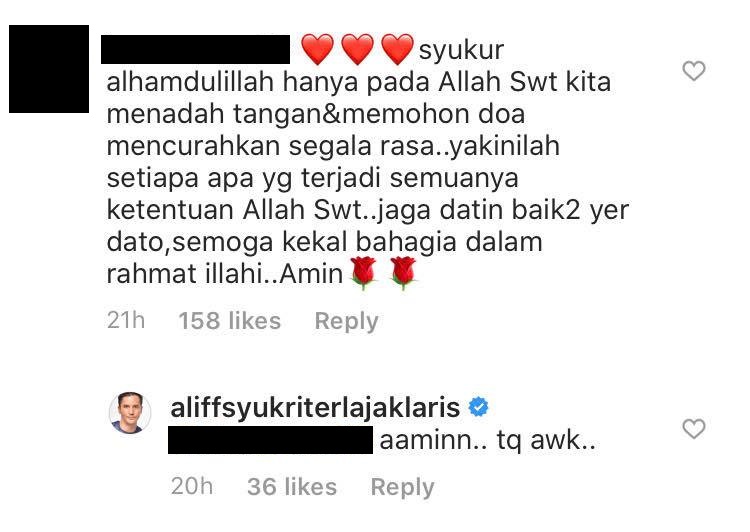 aliff syukri isteri berbaik