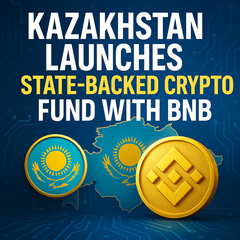 Kazakhstan Launches State-Backed Crypto Fund, Kicks Off With BNB Investment