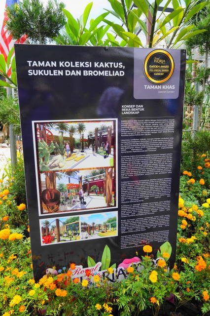 taman koleksi kaktus, sukulen dan bromeliad