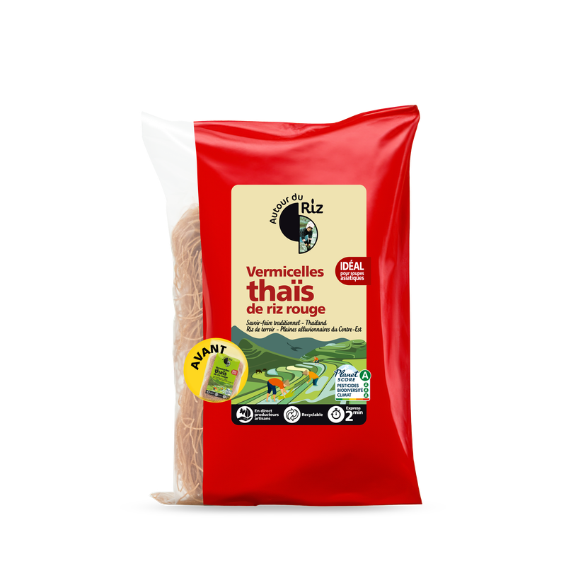 Vermicelles de riz tha&iuml; rouge, Autour du Riz, 240g