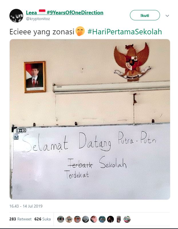 Hari pertama sekolah sistem zonasi