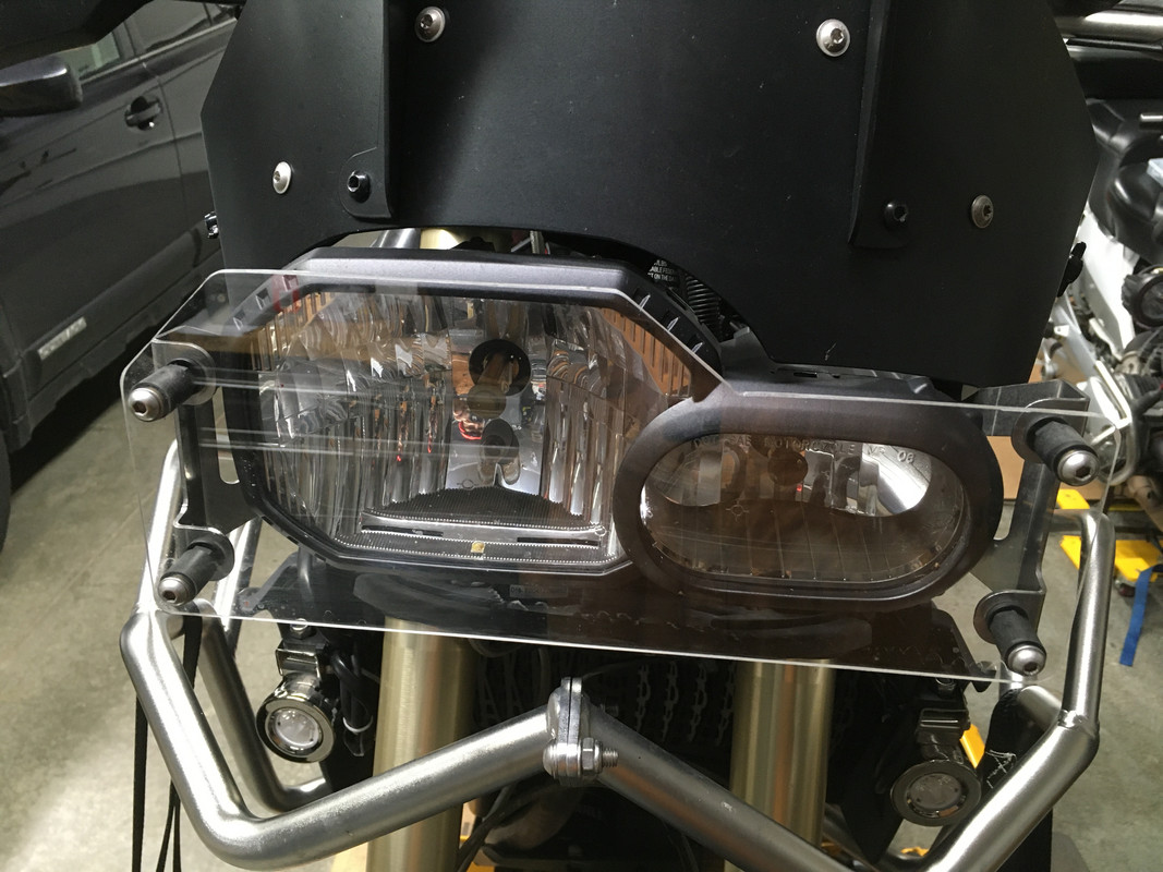 Sold F650/F700/F800GS Quick Release Headlight Guard Adventure Rider