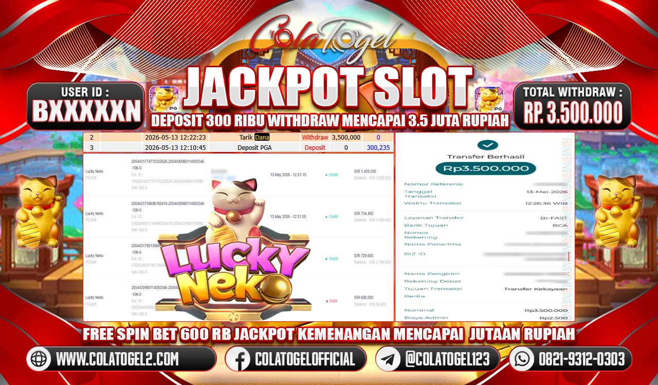 JACKPOT SLOT GACOR!!