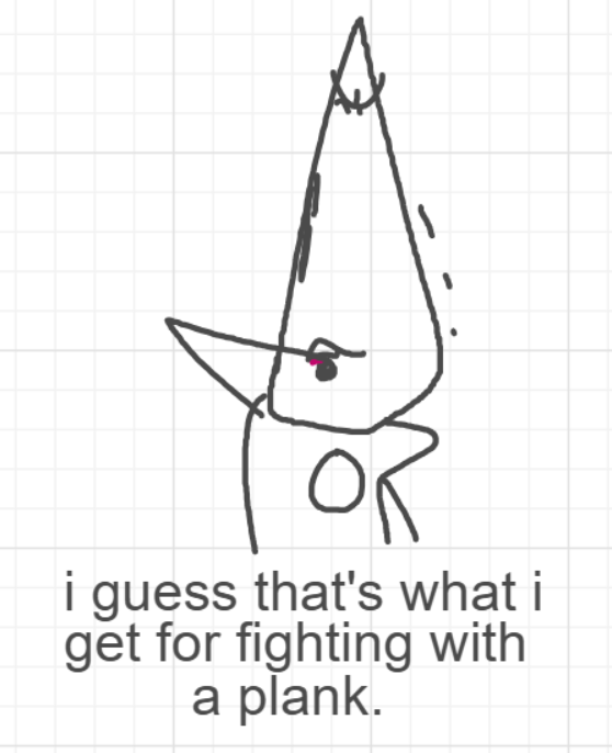 A panel from The Prime Number Few, episode eight of the Board Boards object show by Furretwalk/WalkingFurret.