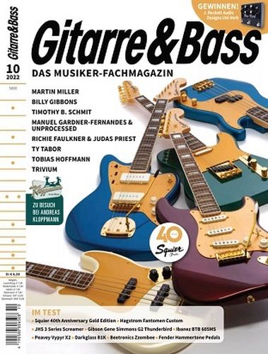 Cover: Gitarre und Bass Musiker Fachmagazin No 10 Oktober 2022