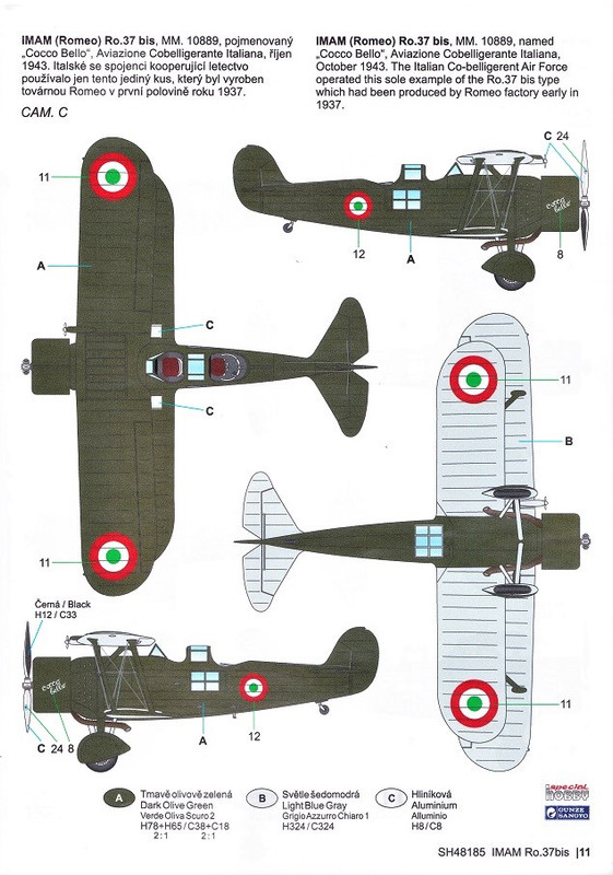 Kit Review- Special Hobby 1/48 IMAM (Romeo) Ro-37bis