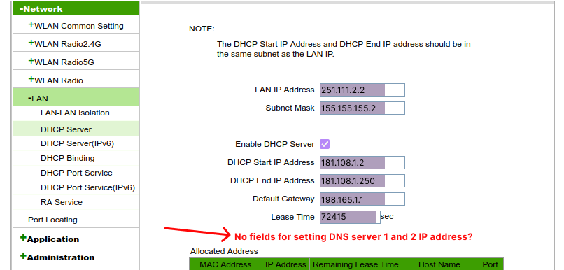 Router ZTE-F670L does not have fields for changing DNS server 1 and 2's IP  address | Hathway Broadband | India Broadband Forum