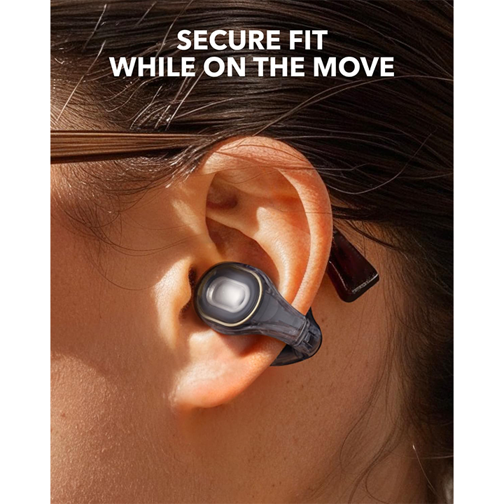 سماعات Soundcore C30i مفتوحة الأذن - تصميم مشبك - راحة فائقة - بطارية 30 ساعة - أسود - 4