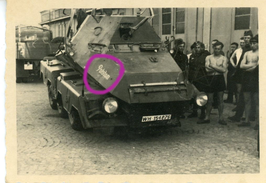 panzerspähwagen 8 Rad Potsdam Panzer Tank Foto