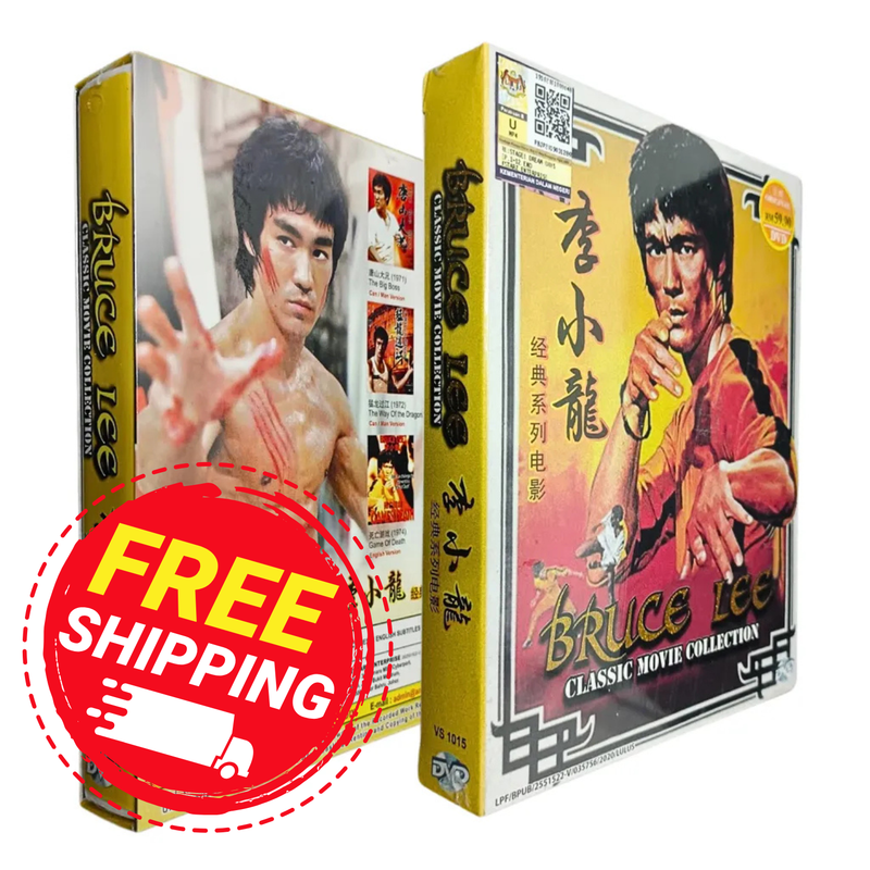 Bruce Lee Ultimate Movie Collection DVD Set (6 Iconic Films