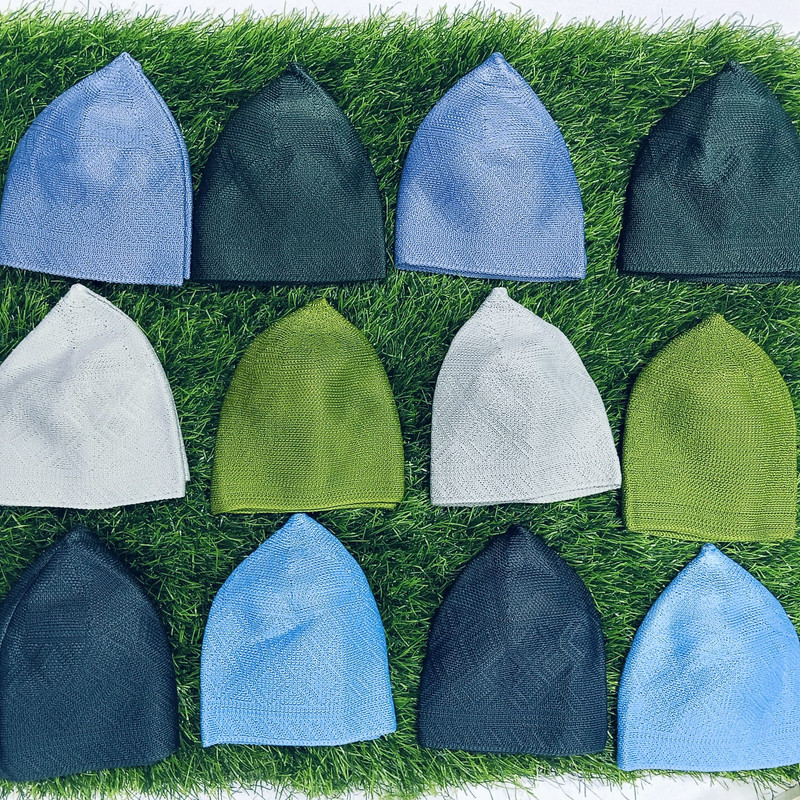 *বিউটিফুল কালার ইসলামিক আইটেমস - মুসলিম ওয়্যার সফট ইকরা টুপি (পুরুষদের জন্য)*