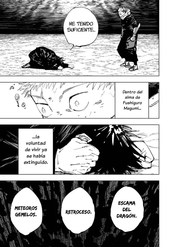 Jujutsu Kaisen - Capítulo 251.00 _ La Batalla Decisiva en el Área Deshabitada de Shinjuku, Parte 23 