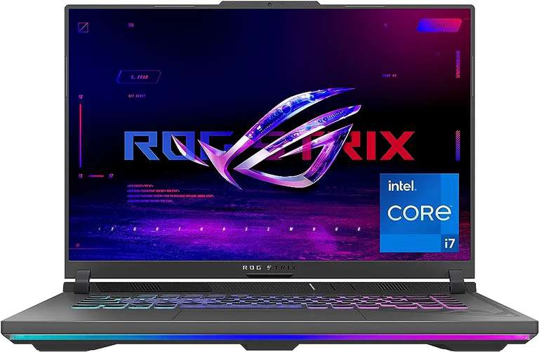 Amazon: Laptop Gamer ROG Strix G16 (2023), 16:10 FHD 165 Hz, GeForce RTX 4060 (140w), Intel Core i7-13650HX, DDR5 de 16 GB, SSD de 512 GB