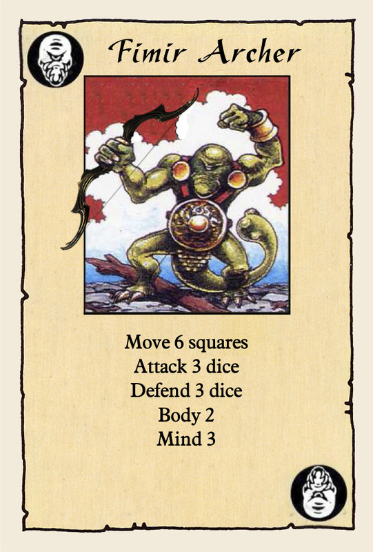 Monster card Fimir Archer copy