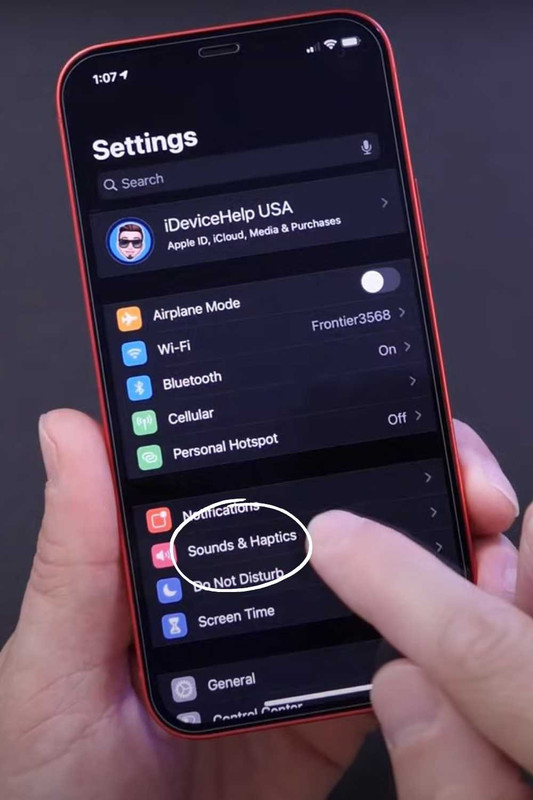 iPhone 14 sound & Haptics