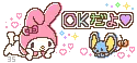 my melody ok gif