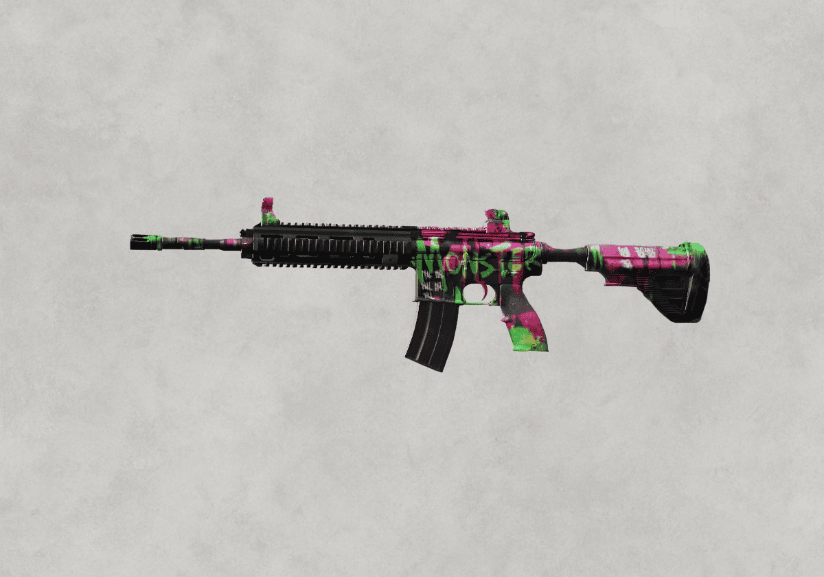 سكن M416 Monster Graffiti – غرافيتي وحوش ملون