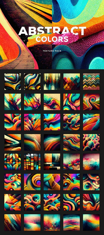 40 Abstract Colors Textures Pack