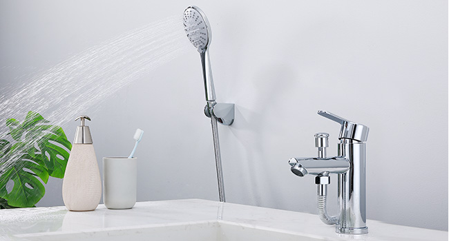 Mitigeur De Douche Avec Douchette Et Flexible De Douche Robinet De Douche Chromé Pour Salle De Bain Kit De Robinet Monotrou à Double Usage 18 Mitigeur De Douche Avec Douchette Et Flexible De Douche Robinet De Douche Chromé Pour Salle De Bain Kit De Robinet Monotrou à Double Usage -Grohe || Hansgrohe Soldes Magasin