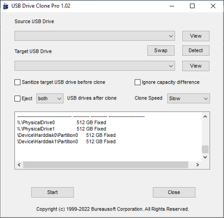 Bureausoft USB Drive Clone Pro 1.02