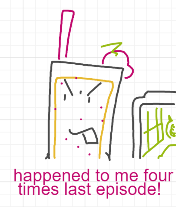 A panel from A Murder On The, episode six of the Board Boards object show by Furretwalk/WalkingFurret.