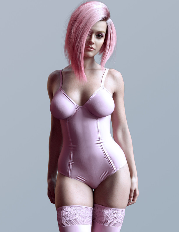 X Fashion Basic and Sweet Bodysuit for Genesis 9
