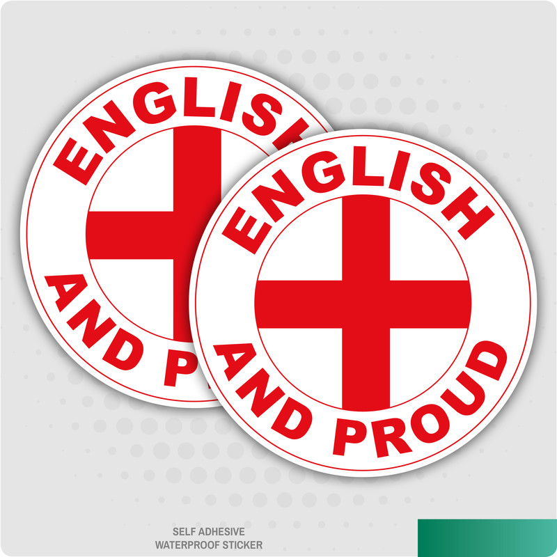 Flag Car Van Lorry vinyl Self Adhesive stickers 2 x BLACK COUNTRY AND PROUD