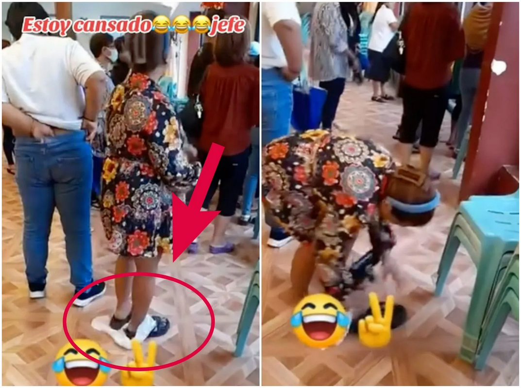Video: Mujer pierde los calzones inesperadamente y otro protagoniza graciosa escena