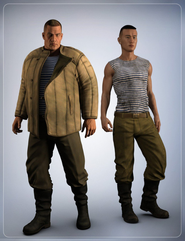 Russian Clothing for Genesis 3 Male(s)