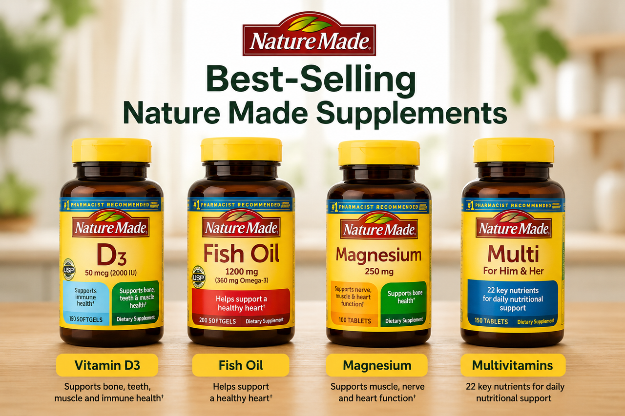 Best-Selling Nature Made Supplements