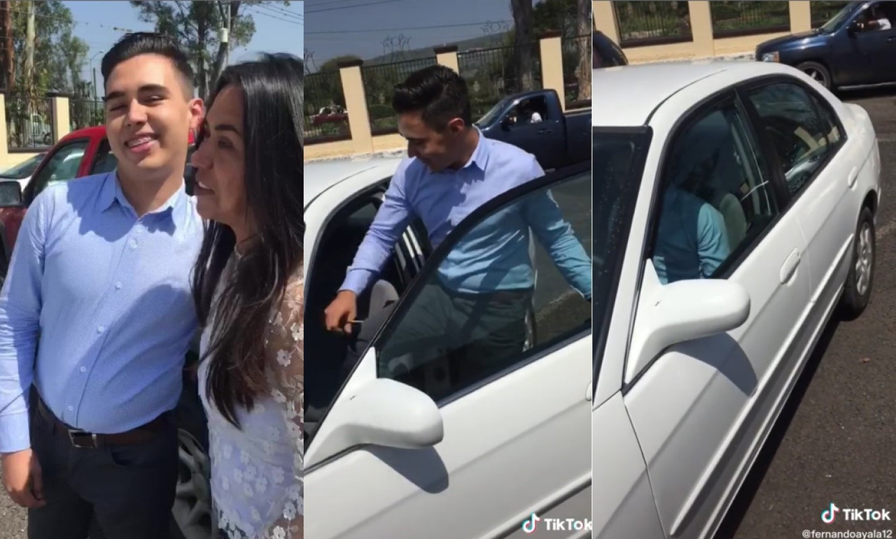 A un joven le regalan coche y lo choca el mismo día, era por su graduación