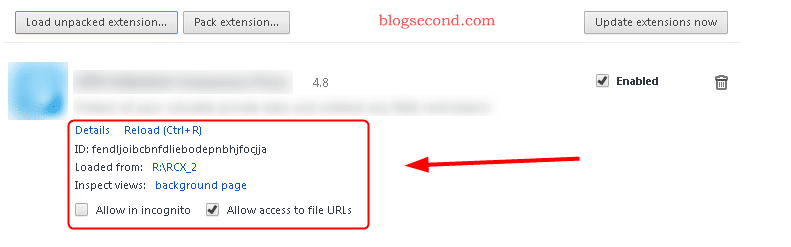 Manually install extensions in Chrome
