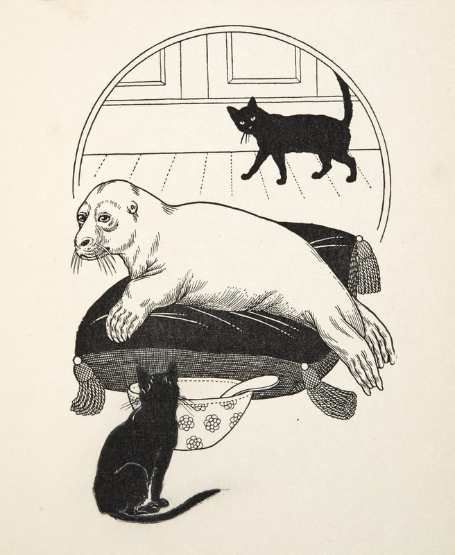 Percy_J_Billingshurst_-_A_Domesticated_Seal_from_A_Hundred_Anecdotes_of_Animals_pub_1924_-_(MeisterD