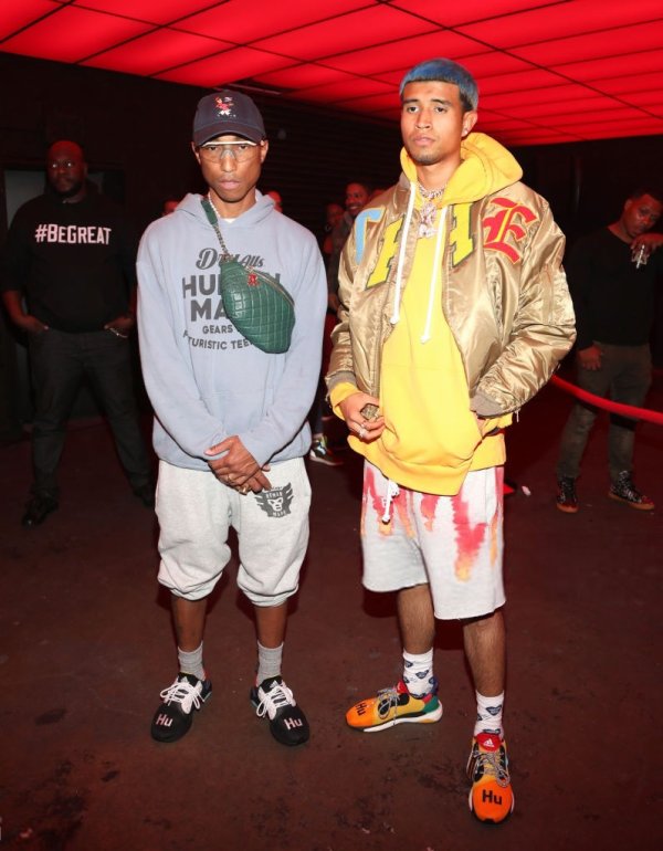 Pharrell & Kap G At The Swizz Beatz ‘Poison’ Release Party November 5th (2018)