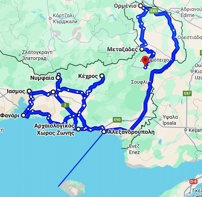 2025 Διακοπές στην Κομοτηνή και τους νιμούς Ροδόπης και Έβρου + Σαμοθράκη