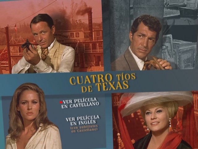 1 - Cuatro Tíos de Texas [DVD5Full] [PAL] [Cast/Ing] [Sub:Cast] [1963] [Western]